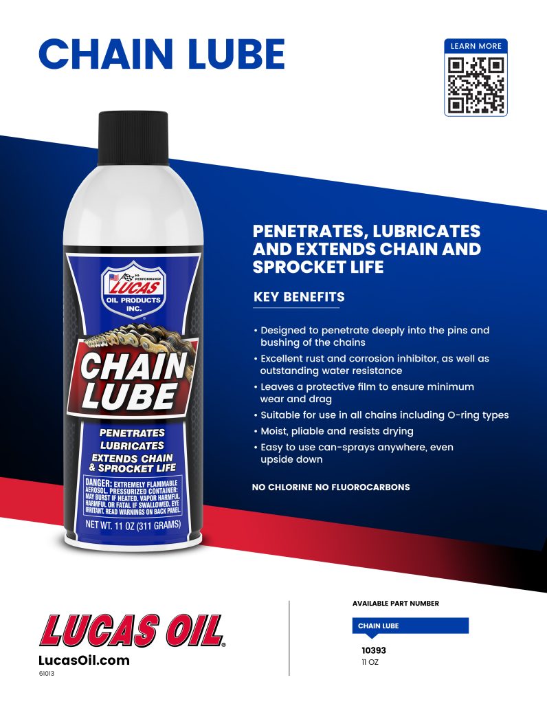 Chain Lube Aerosol Flyer