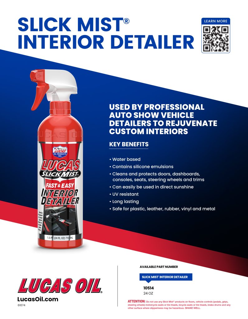 Slick Mist Interior Detailer Flyer