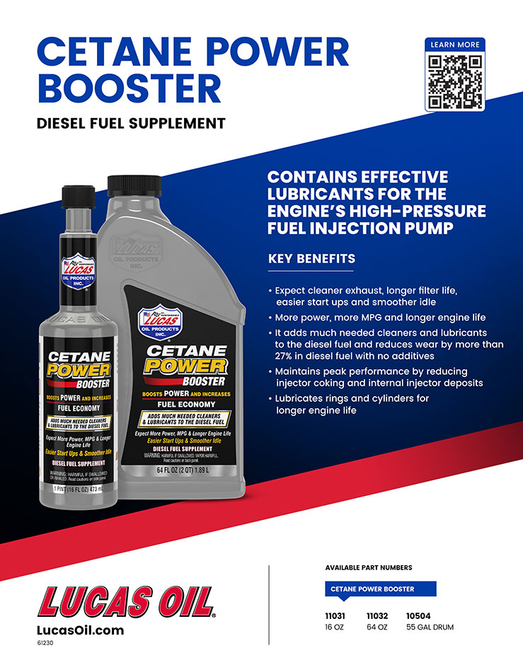 Cetane Power Booster flyer