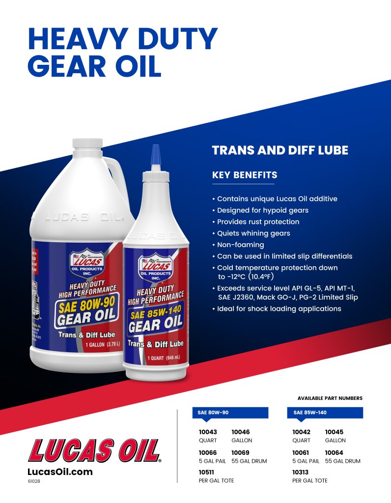 Heavy Duty Gear Oil Flyer